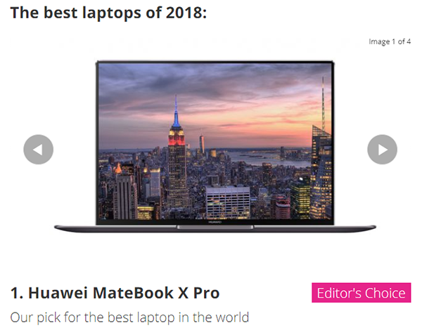 英国最大科技媒体评测华为MateBook X Pro:2