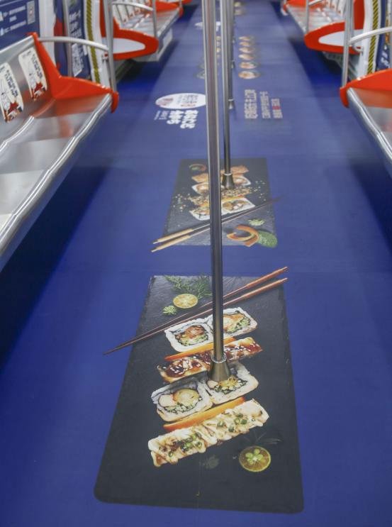 哇,车厢里都是寿司啊!鲜目录美食仙境列车贯穿杭州南北