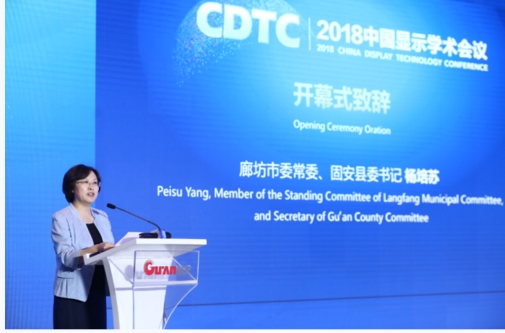 廊坊市委常委,固安县委书记杨培苏发表致辞